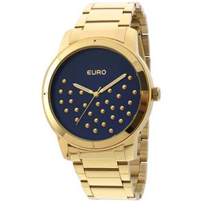 Relógio Feminino Euro Analógico EU2036LYM/4A – Dourado/Azul