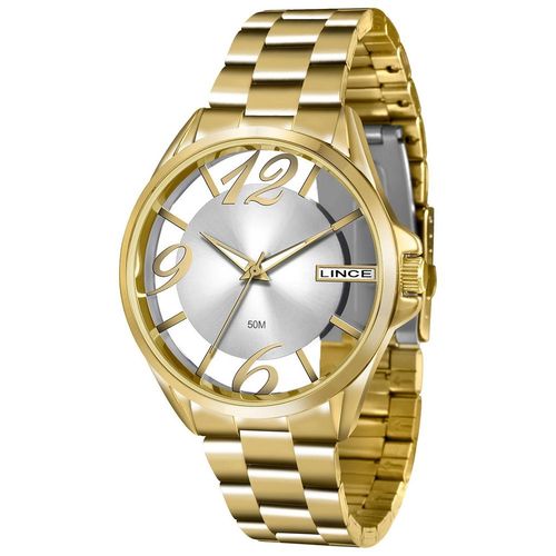 Relógio Feminino Lince Dourado Lrg604l - S2kx