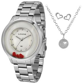 Relógio Feminino - Lince Kit C/ Colar e Brincos LRM4605L-KW14B1SX
