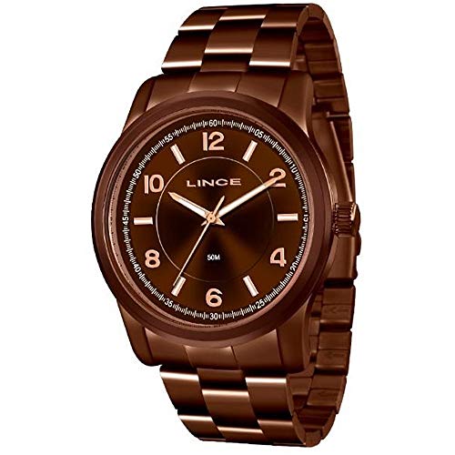 Relógio Feminino Lince Lrbj066l N2nx Marrom/Chocolate