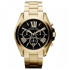 Relógio Feminino Michael Kors Cronografo Analógico Bradshaw - Mk5739/4pn - Dourado