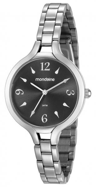 Relógio Feminino Mondaine 53610L0MVNE2 40mm Aço Prata