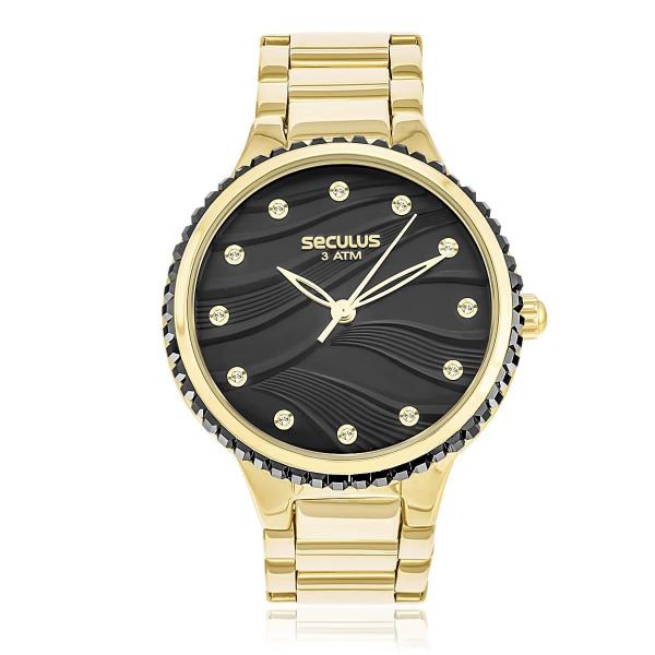 Relógio Feminino Seculus 13018LPSVDS3 Dourado