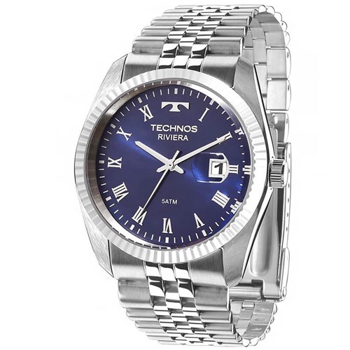 Relógio Feminino Technos Classic Riviera 2115Kqp/1A Fundo Azul