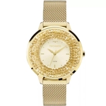 Relógio Feminino Technos Elegance Crystal 2035MLG/4X dourado
