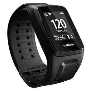 Relógio Fitness TomTom Spark com GPS, Bluetooth e Frequência Cardíaca Preto - Grande