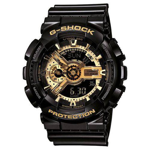 Tudo sobre 'Relógio G-Shock GA-110GB Preto/Dourado'