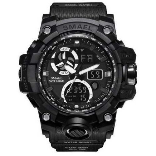 Tudo sobre 'Relogio G-Shock Smael Militar Exercito Prova Dagua Wind Preto'