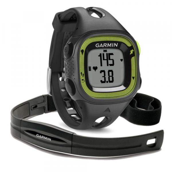 Relógio Garmin Monitor Cardíaco GPS Forerunner 15 Preto/Verde
