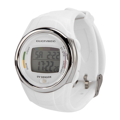 Relógio Guepardo Sensor UV - Master White - Mostruário