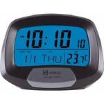 Relógio Herweg Digital Despertador Termômetro Cinza 2977-71