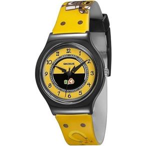 Relógio Infantil Seculus Analógico - 46500m0svnp1 - Amarelo/preto