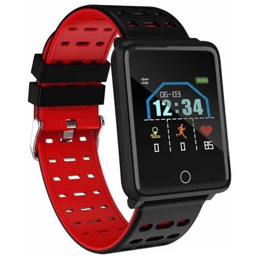 Relógio Inteligente SmartWatch Pressão Arterial e Monitor Cardíaco Sport - Tomate