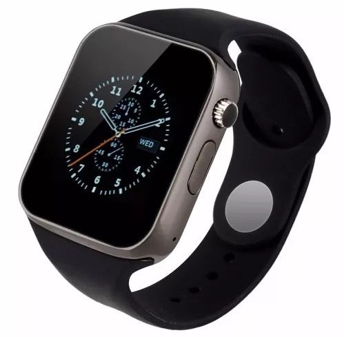 Relógio Inteligente Smart Watch A1 Preto Bluetooth Android