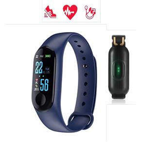 Tudo sobre 'Relógio Inteligente Smartband M3 Monitor Cardíaco Azul'