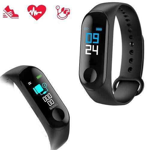 Relógio Inteligente Smartband M3 Monitor Cardíaco - Bgmstore