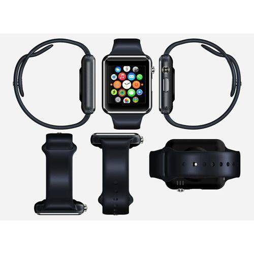 A1 Relógio Inteligente Smart Watch Bluetooth Chip Android S7 Preto - Kevinpg