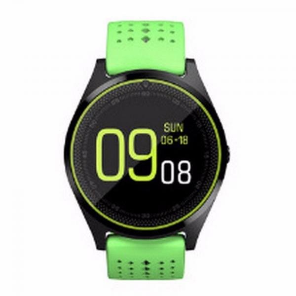 Relógio Inteligente Sono Passos Smartwatch de Chip V9 Android IOs Bluetooth - Gold
