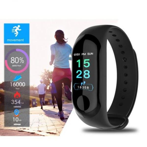Relogio Inteligente Tomate Mtr-06 Mi Band 3 Smart Watch Android Ios