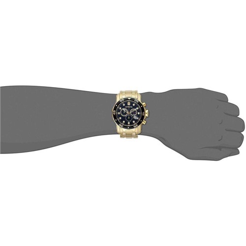 Relógio Invicta Masculino 0072 Pro Diver 48mm Banhado a Ouro 18k