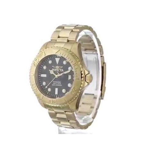 Relógio Invicta Masculino 15191 Pro Diver Banhado a Ouro 18k