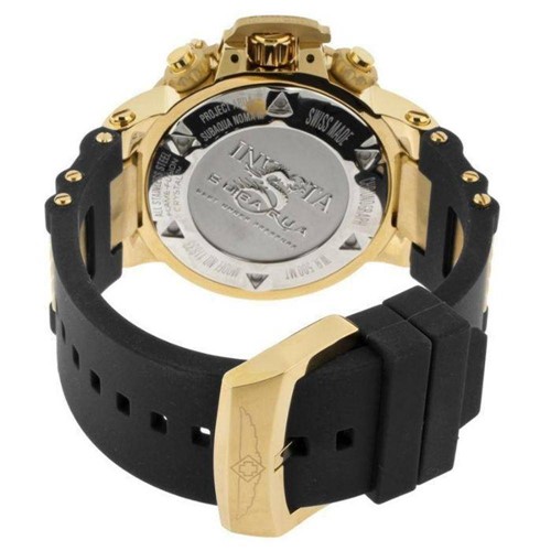 Relógio Invicta Masculino 5514 Subaqua 50mm Banhado a Ouro 18k