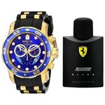 Relógio Invicta Pro Diver 6983 + Perfume Ferrari Black 125 Ml