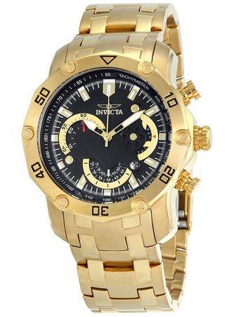 Relógio Invicta Pro Diver 22767 Masculino Banhado Ouro 18k