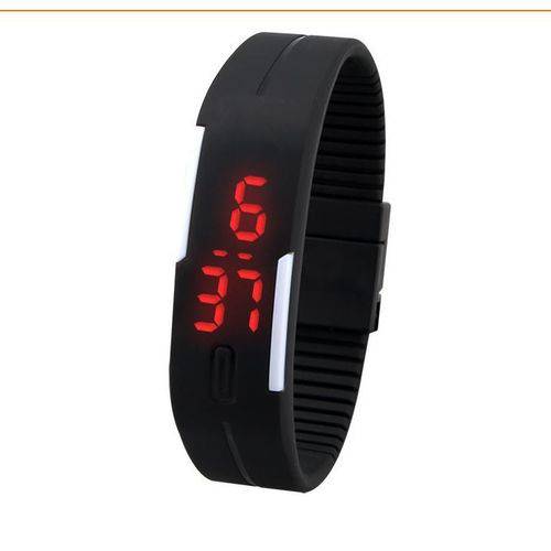 Relógio Led Digital Sport Bracelete Pulseira Silicone