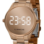 Relógio Lince Digital Led Feminino MDR4617L BXRX Rose