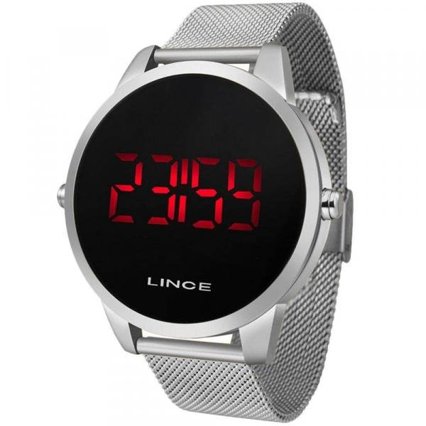 Relógio Lince Digital Masculino Prata - Mdm4586l