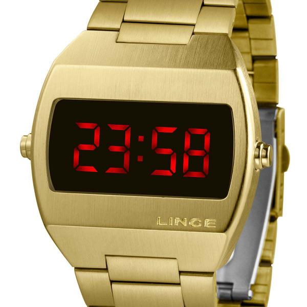 Relógio Lince Feminino MDG4620L VXKX Digital Dourado