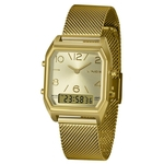 Relógio Lince Feminino Ref: Lagh119l C2kx Anadigi Dourado