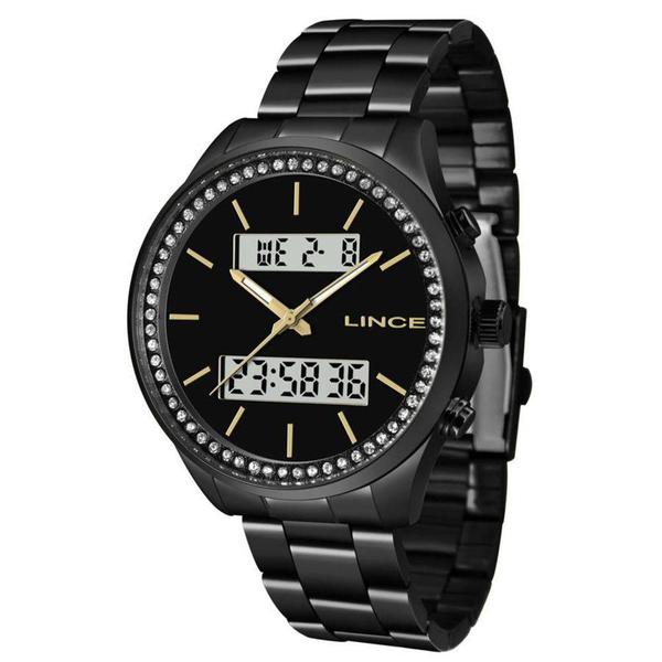 Relógio Lince Feminino Ref: Lan4591l P1px Anadigi Black
