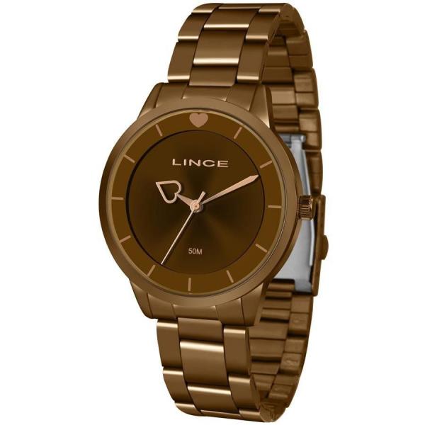 Relógio Lince Feminino Ref: Lrb4572l N1nx Fashion Chocolate