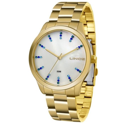 Relógio Lince Feminino Ref: Lrg4445l B1kx Casual Dourado