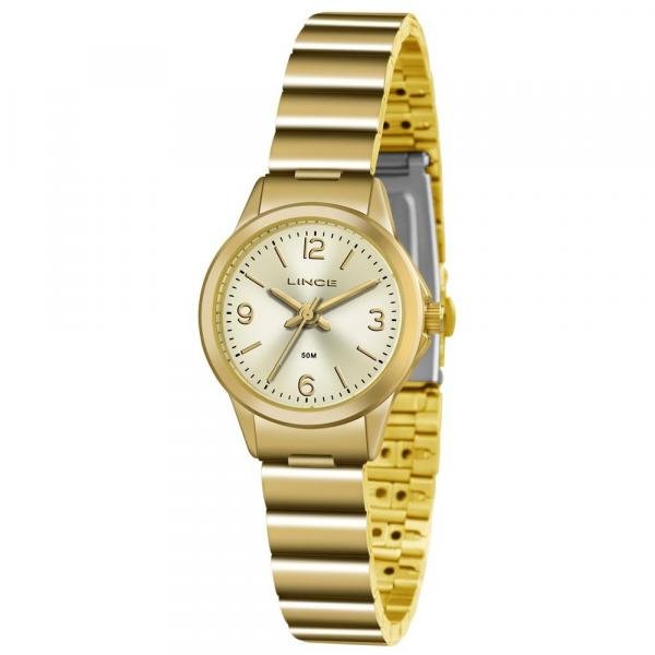 Relógio Lince Feminino Ref: Lrg4434l C2kx Clássico Dourado
