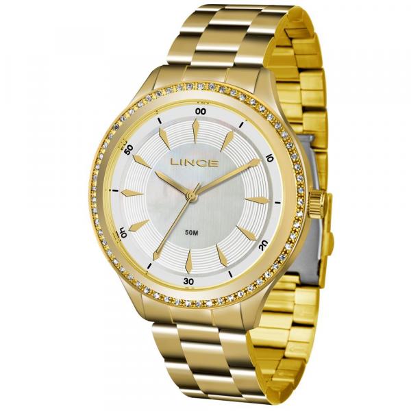 Relógio Lince Feminino Ref: Lrg4427l B1kx Casual Dourado