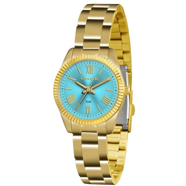Relógio Lince Feminino Ref: Lrg4492l A3kx Clássico Dourado