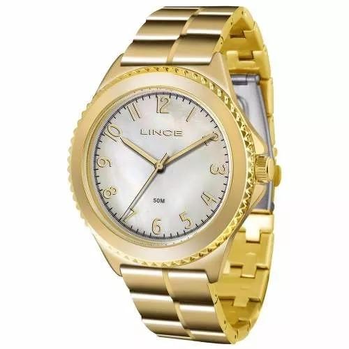 Relógio Lince Feminino Ref: Lrg4429l B2kx Casual Dourado