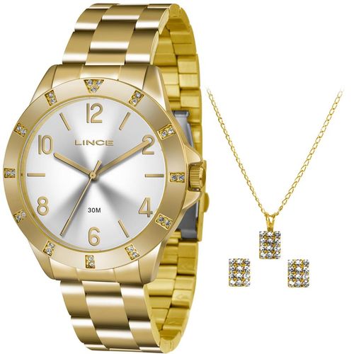 Relógio Lince Kit Feminino Lrg4367l K187