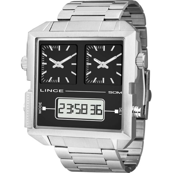 Relógio Lince Masculino Prata MAM4587SP1SX