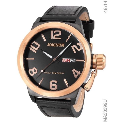 Relógio Magnum Masculino Bronze Ma33399u
