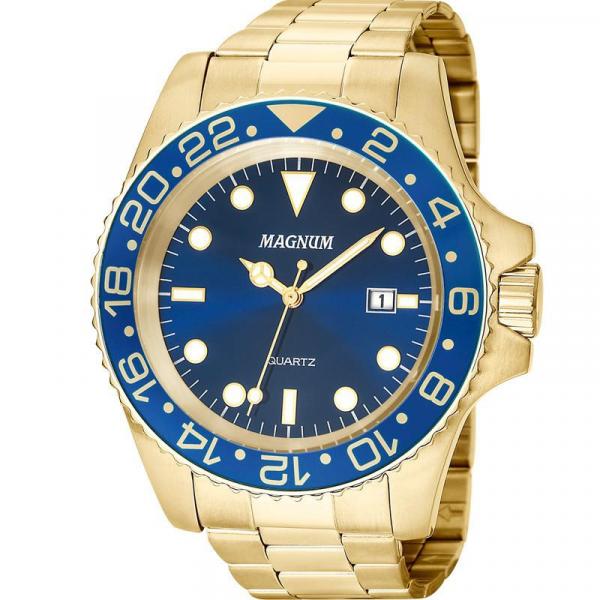 Relógio Magnum Masculino Dourado MA32934A