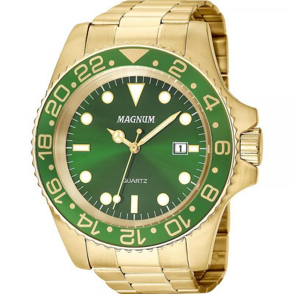Relógio Magnum Masculino Dourado MA32934G