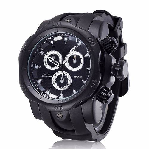 Relógio Masculino Amuda Venom Grande Preto Black