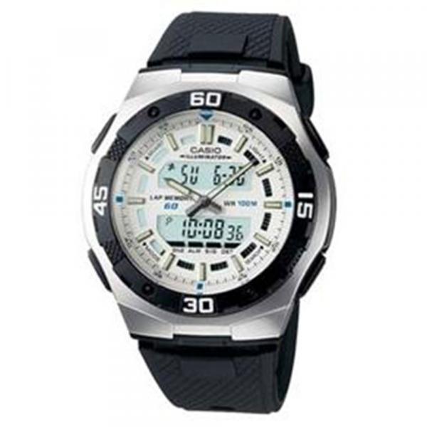Relógio Masculino Anadigi Casio AQ-164W-7AVD - Preto