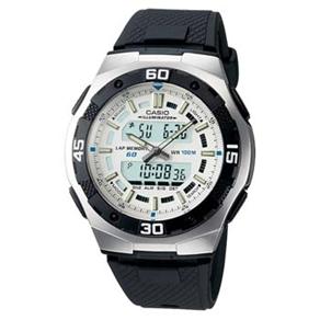 Relógio Masculino Anadigi Casio AQ-164W-7AVD - Preto