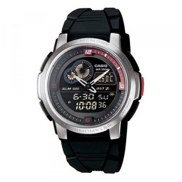Relógio Masculino Anadigi Casio AQF-102W-1BVDF - Preto - Casio*