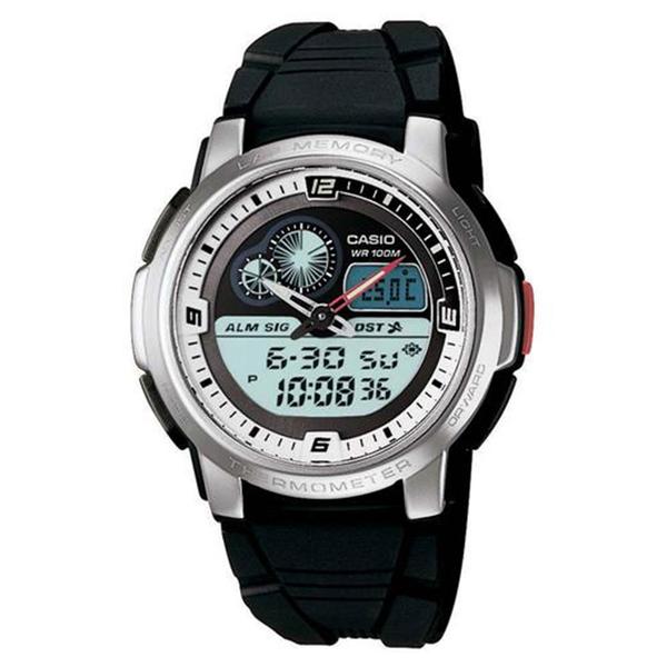 Relógio Masculino Anadigi Casio AQF-102W-7BV - Preto AQF-102W-7BV - Casio*